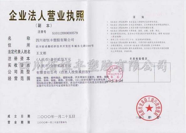 企业法人营业执照